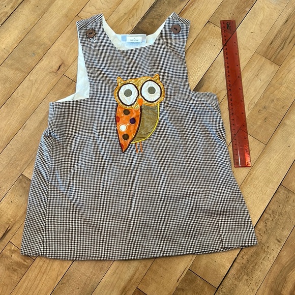 Appliqué owl blouse, sz 6 - Picture 1 of 3